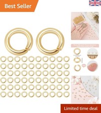 Luxuri&ouml;se 600 St&uuml;ck 4 mm Biegeringe - Edelstahl vergoldet f&uuml;r alle Bastelarbeiten