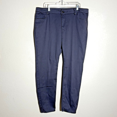 Avenue Denim Jeans Womens 22 Gray Skinny