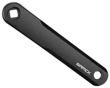 Samox E3 SH Ebike Crank Arm Set - 160mm, JIS Square Taper, 5mm offset, Black