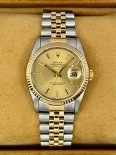 1991 Rolex Datejust 36mm 16233 Two-Tone Jubilee Champagne Dial