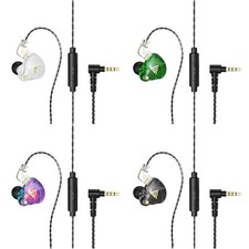 Noise Isolating Earphone Wired HiFi in-Ear Headsets Dynamic Units