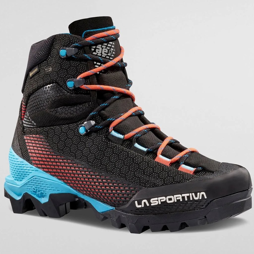 - La Sportiva Aequilibrium ST GTX Gore-Tex Scarponi Alpinismo Donna, Black/Hibis