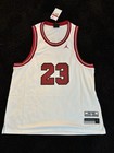 Jordan Michael Jordan Chicago Bulls #23 Men’s L NBA Basketball Jersey White/Red — photo 1