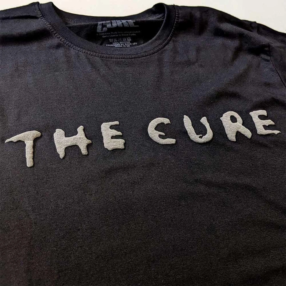The Cure T Shirt HI-Build Circle Band Logo Official Unisex Black L - Photo 3/4