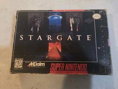 Stargate Super Nintendo SNES Authentic Complete In Box