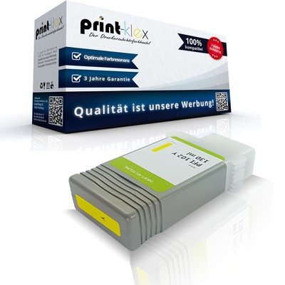 Kompatible Tintenpatrone für Canon IPF 510 600 605 610 650 710 PFI102Y Yellow