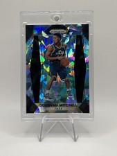 2017-18 Panini Prizm Donovan Mitchell Blue Ice Prizm RC /99 Spida Cavs