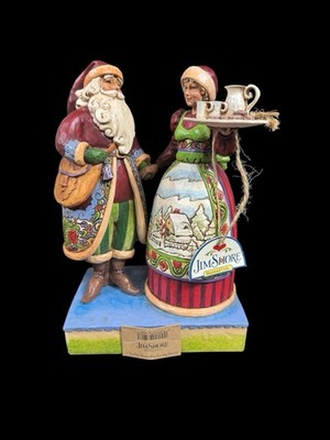 Jim Shore 2006 Santa & Mrs. Claus ''Tis The Season For Loving Hearts'' C4005274