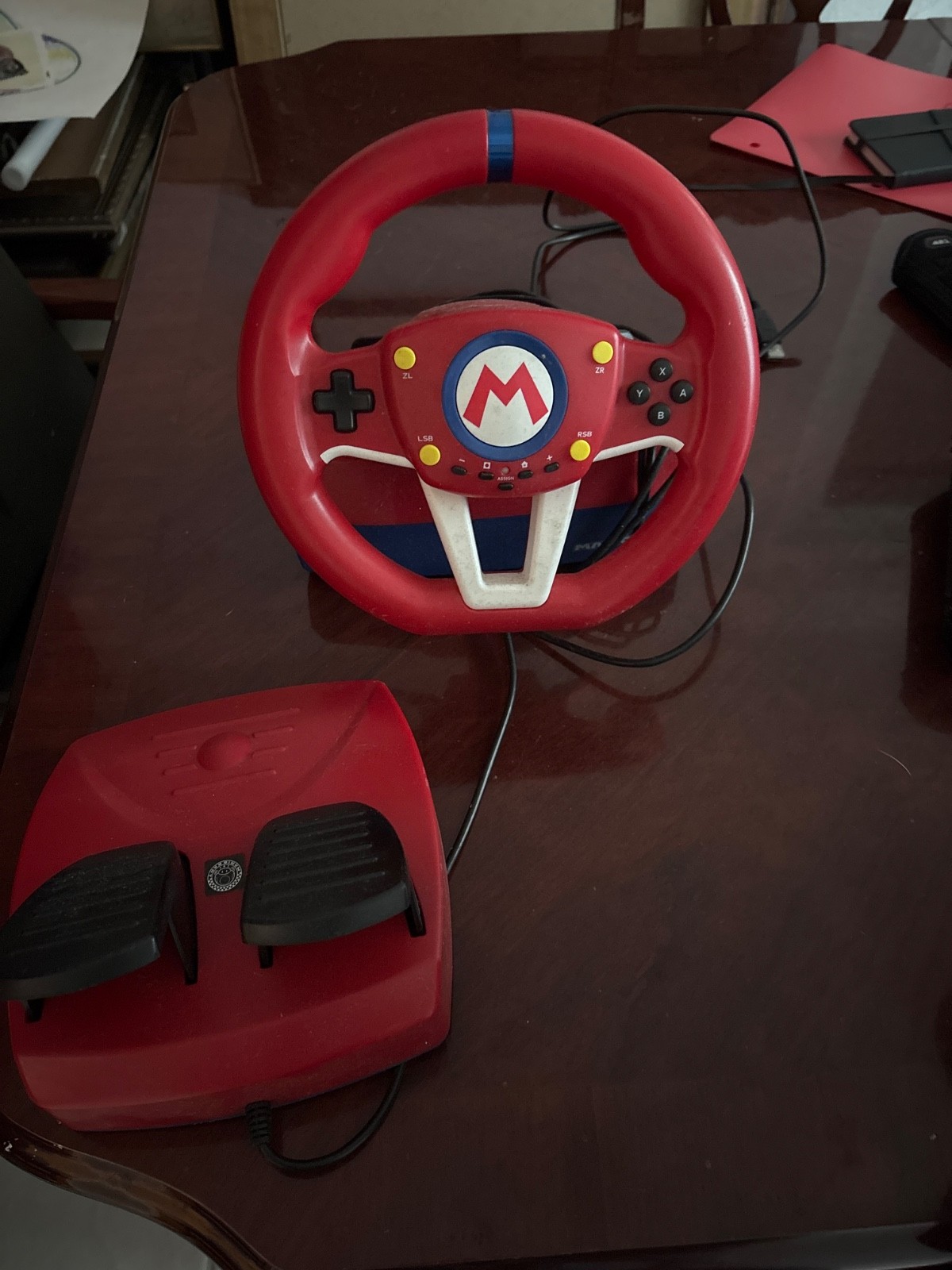 Hori NSW-204U Mario Kart Racing Wheel Pro Mini for Nintendo Switch