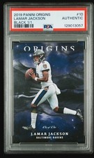2019 Panini Origins Lamar Jackson BLACK 1/1 PSA Authentic