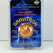 Gravitron Top Museum of Science and Industry Chicago 2003 STEM Toy Orange - NEW