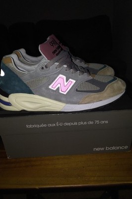 Size 11.5 - New Balance 990v2 Made in USA Grey Multi 990mcp2
