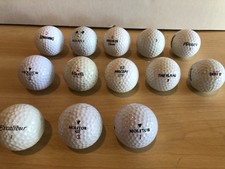 LOT of 13 Mixed Golf Balls Precept, Molitor, Spalding, Pinnacle More GF