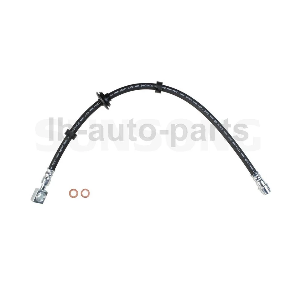 Para Mercedes-Benz ML55 AMG 2002-2003 5,4 L 4x línea de manguera de freno delantera trasera Foto 3 de 4