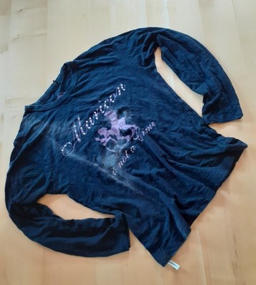 Herren  Langarm-Shirt von De Puta Madre, Gr. L, schwarz, markanter Druck, sexy
