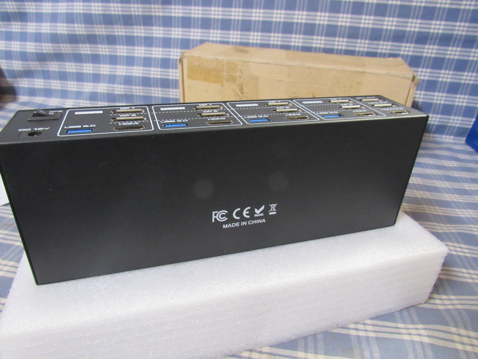 HDMI & DP KVM Switch 4x3 8K 60Hz USB 3.0 (Open Box Store Display) FREE SHIPPING.