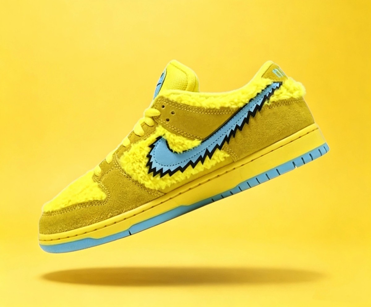 Size 13 - Nike Dunk Low SB x Grateful Dead Yellow Bear for sale