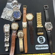 Bulova Men’s Watch Lot. Some Vintage Some Quartz. All Run.