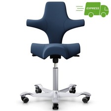 HAG Capisco 8106 | Stoff Xtreme Dunkelblau | Gestell Silber | Express