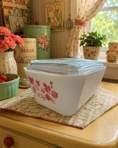 Pyrex Pink Gooseberry Refrigerator for sale | eBay