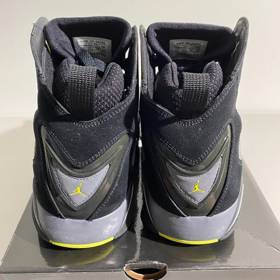 Talla 12.5 - Air Jordan True Flight Negro Eléctrico Grafito 342964-031 ¡Envío Rápido! Foto 4 de 4