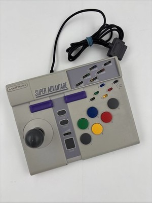 TESTED WORKS AsciiWare Advantage Joystick Controller Super Nintendo SNES Game