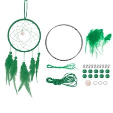 DIY Dream Catcher Kit, Making Dream Catcher Supplies Style 3, Green
