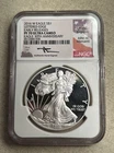 2016-W American Silver Eagle NGC PF70 Lettered Edge Early Releases Mercanti CF