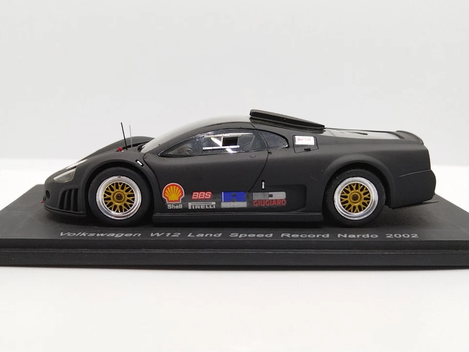Spark 1/43 Volkswagen W12 Land Speed Record Nardo 2002. Extremely Rare!  - Image 3 of 4