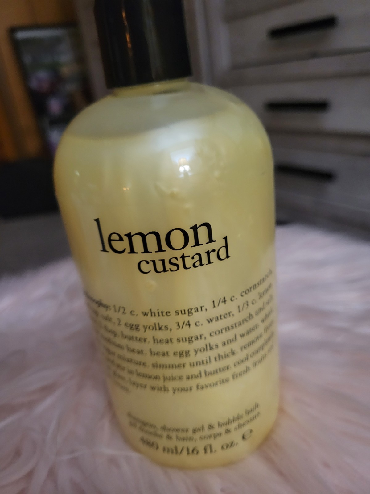 Philosophy 16 Oz Lemon Custard Hydrating Shower Gel. NEW SEALED! All Funds2Hless