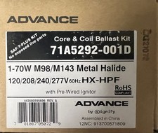 Advance Core  Coil Ballast Kit 71A5292-001D 70W 120/208/240/277V 60Hz