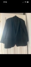 Smart Suit Jacket Charcoal/black