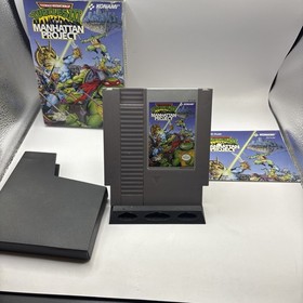 Teenage Mutant Ninja Turtles 3: The Manhattan Project ( Nintendo, NES) Complete