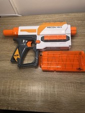 Nerf Modulus Recon MKII Blaster White Orange Gray Dart Blaster Toy Gun 10 Mag