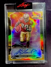 2022 Leaf Vibrance GARRISON HEARST AUTO #d 1/1 Encased Autograph 49ers