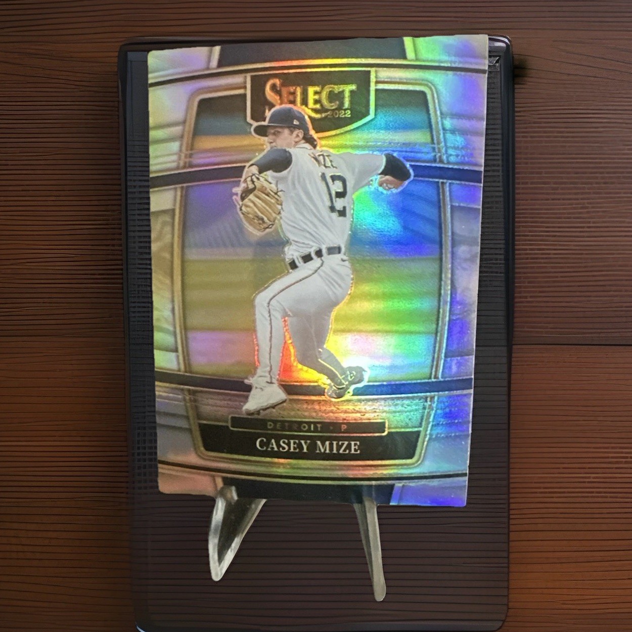 2022 Panini Select - Concourse Casey Mize #90 Holo Silver Prizm