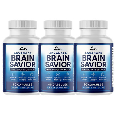 Brain Savior Advanced Brain Support Supplement Pills - 3 Bottles