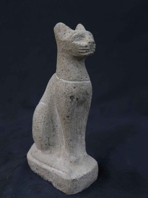 Authentic Ancient Egyptian Antique Rare Goddess Bastet Figurine Egyptian BC