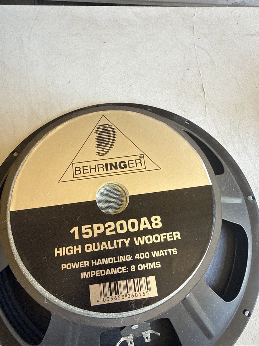 BMB オーディオアンプ 15W RCA出力 ジャンク Behringer 15p200a8 Speaker Only Replacement 8 Ohm 15” 400w | eBay