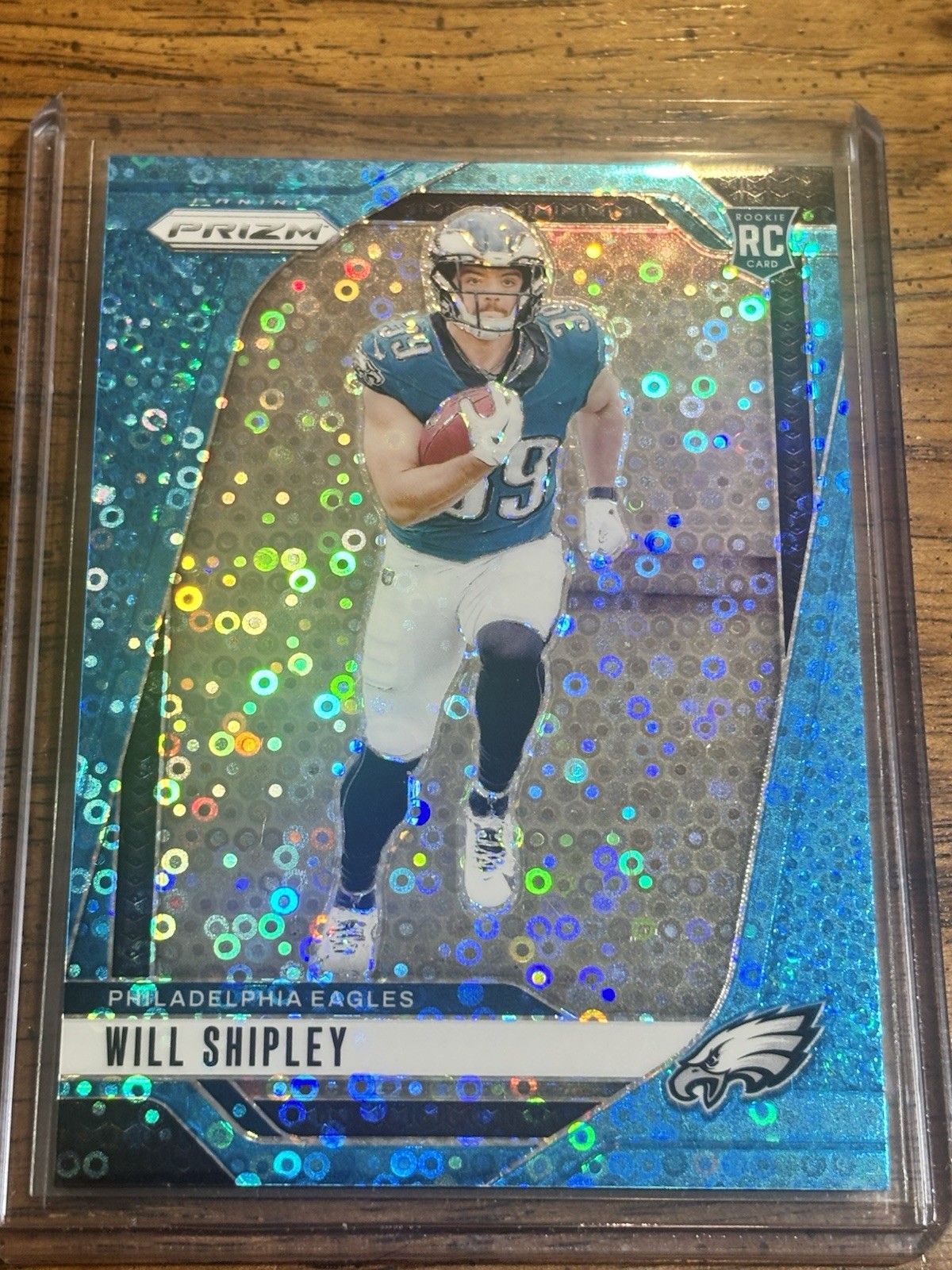 2024 Panini Prizm Will Shipley No Huddle Blue Prizm /99 Rookie #397 Eagles RC SP