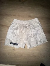 Bosado Dancewear Trash Bag Shorts, Warm Up, Silver, Size Large