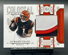 2025 National Treasures Ja’Marr Chase Colossal Materials Patch SSP/49 Bengals🔥