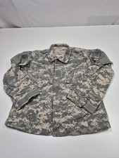 US Army Combat Uniform Coat Mens Small X-Short Gray Digital Camo Ripstop ACU