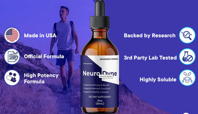 (6 Pack) Neurodyne Liquid Drops   Neuro Dyne Natural Blend Healthy Organic