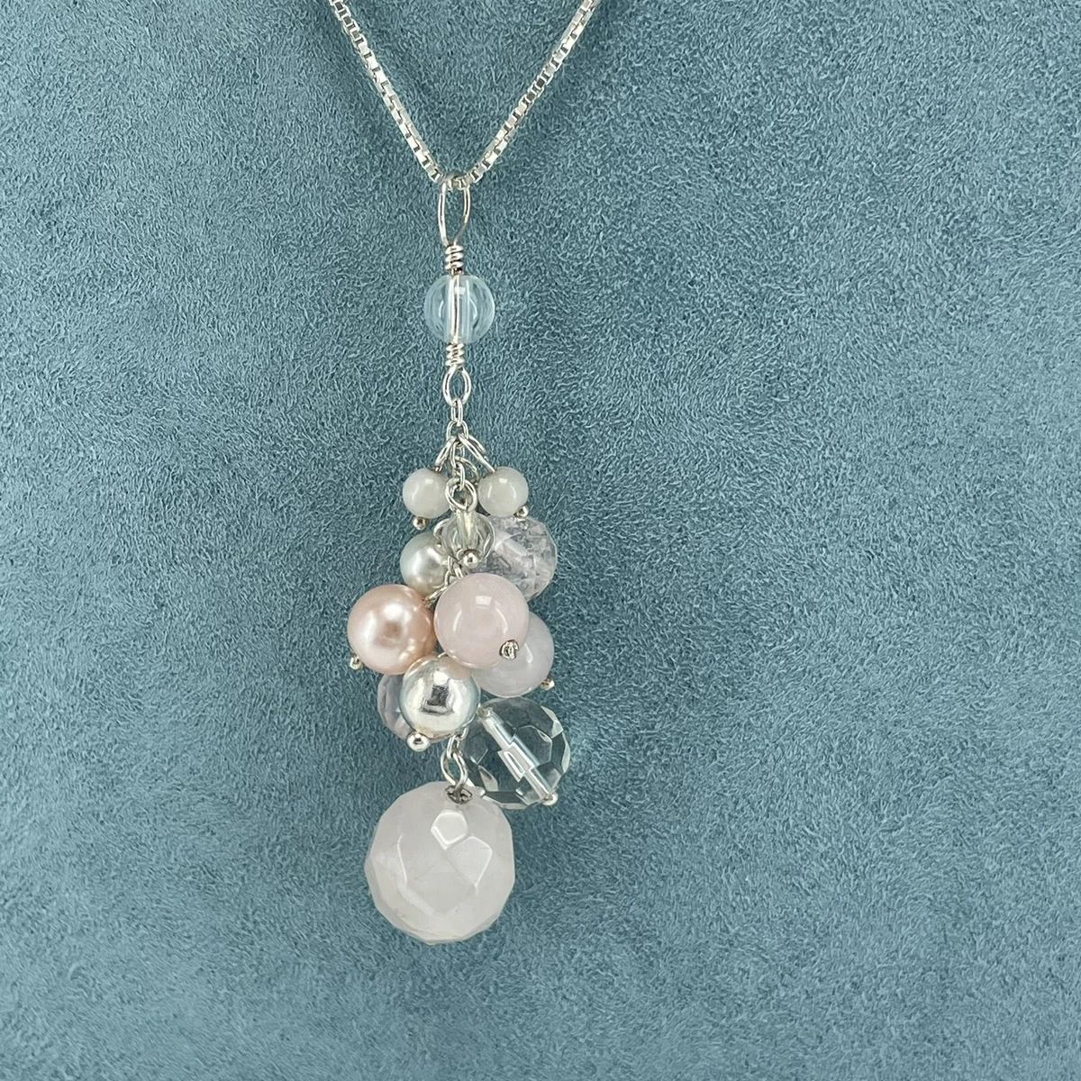 Beaded hotsell drop necklace