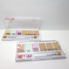 HARD CANDY SHEER ENVY CONCEAL  CORRECT PALETTE 941 LIGHT MEDIUM 0.32 OZ LOT 2 