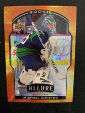 20-21 UD Allure Hockey Rookie Sunset Parallel 93 Michael DiPietro