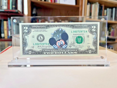 Jeff Gillette - Mickey ''Election 2024'' 2 Dollar - Signed & Numbered X/24 (HE)