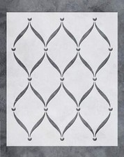 Wall Stencil Large Trellis Stencils Reusable Template For Painting 20X24 Inch