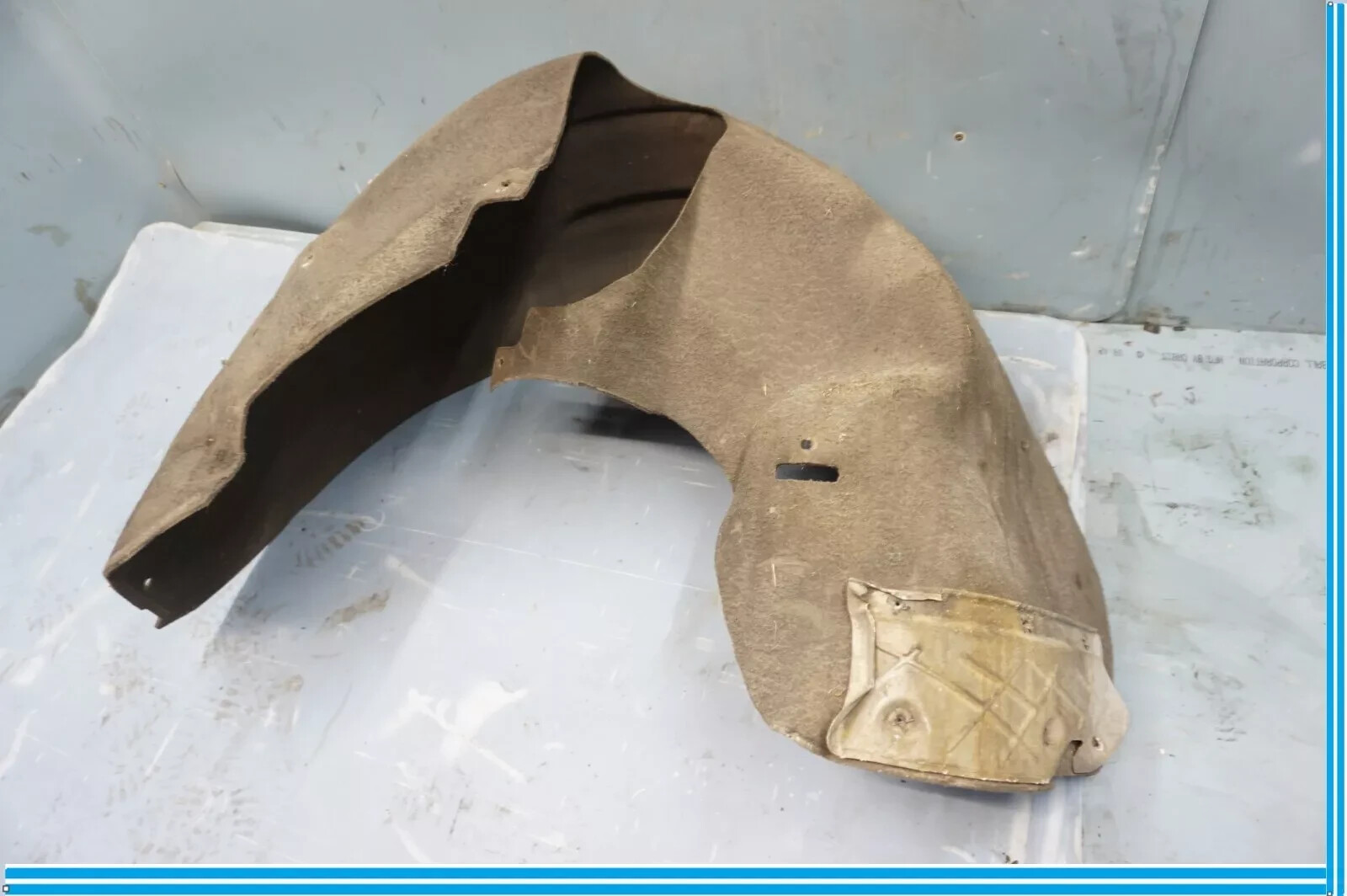 03-10 Bentley Continental GT Rear Right Side Fender Liner Splash Shield OEM